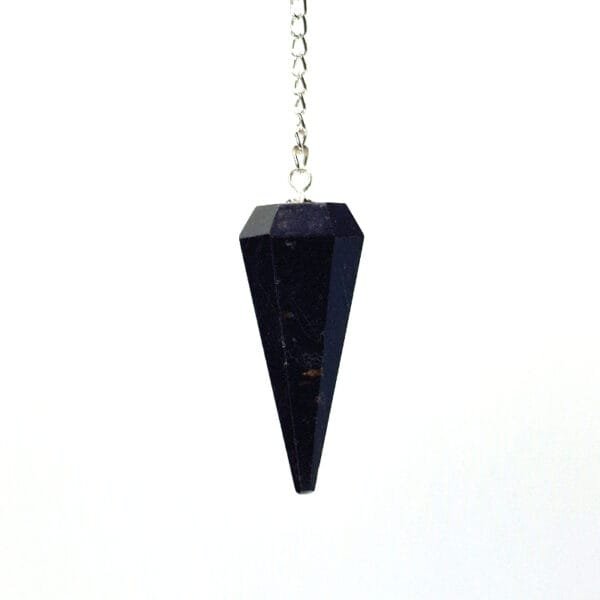 Pendule pointe tourmaline noire