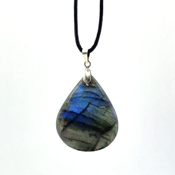 Pendentif goutte Labradorite