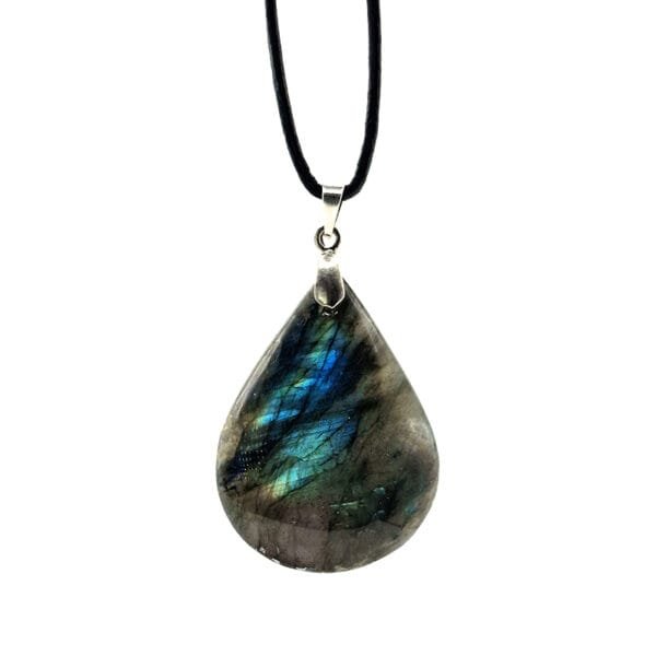 Pendentif goutte Labradorite